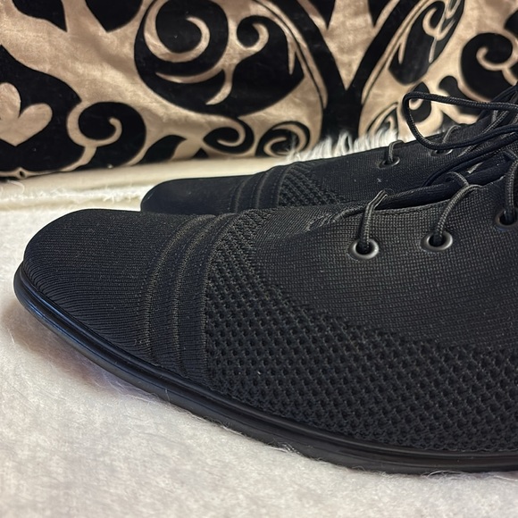 Mark Nason Dress Knit Oxfords Shoes Size 13 Black Lace Up